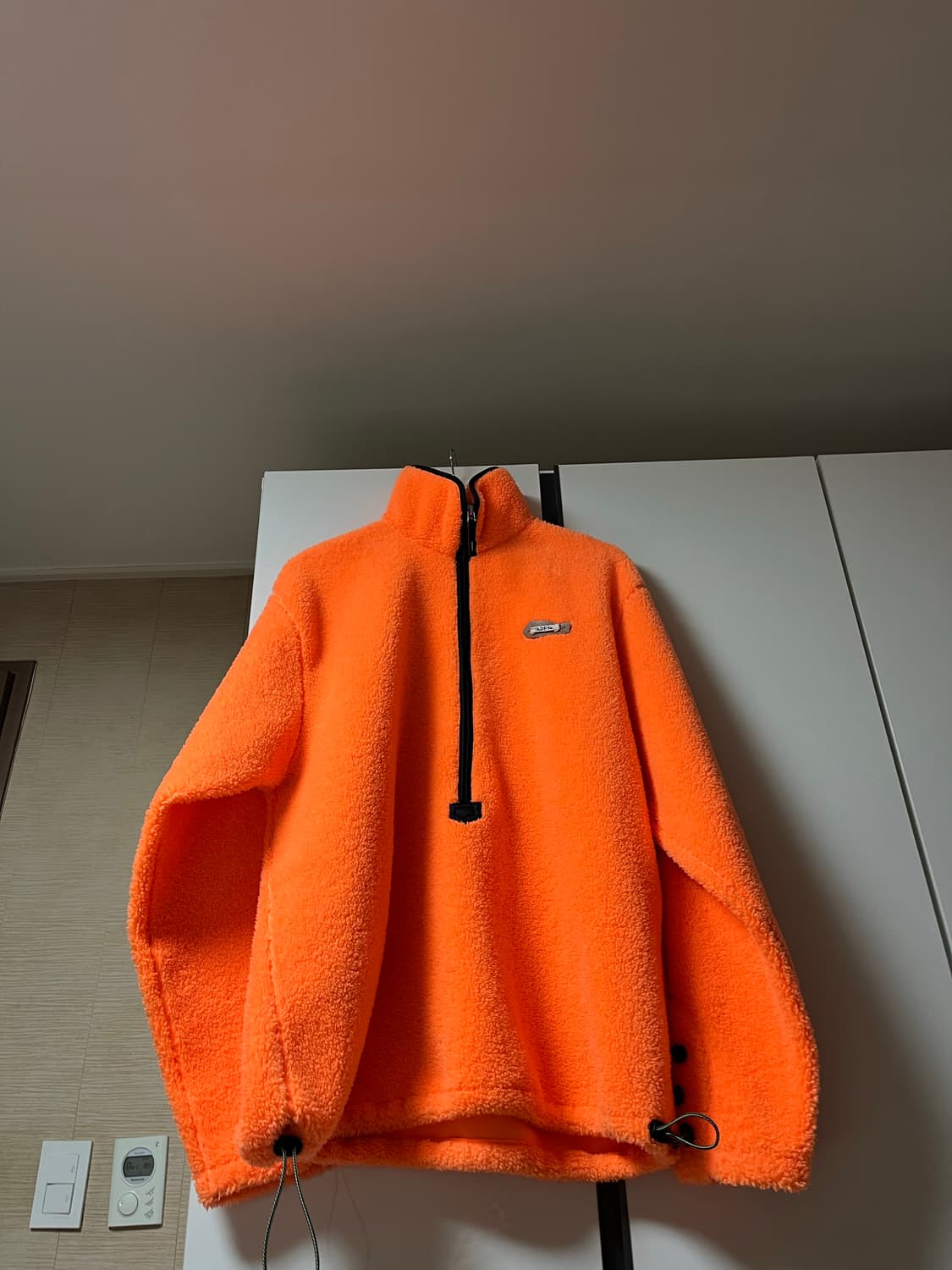 [A2] 아더에러 칼시드 플리스 후리스 오렌지 아노락 반집업 하프집업 상품이미지2