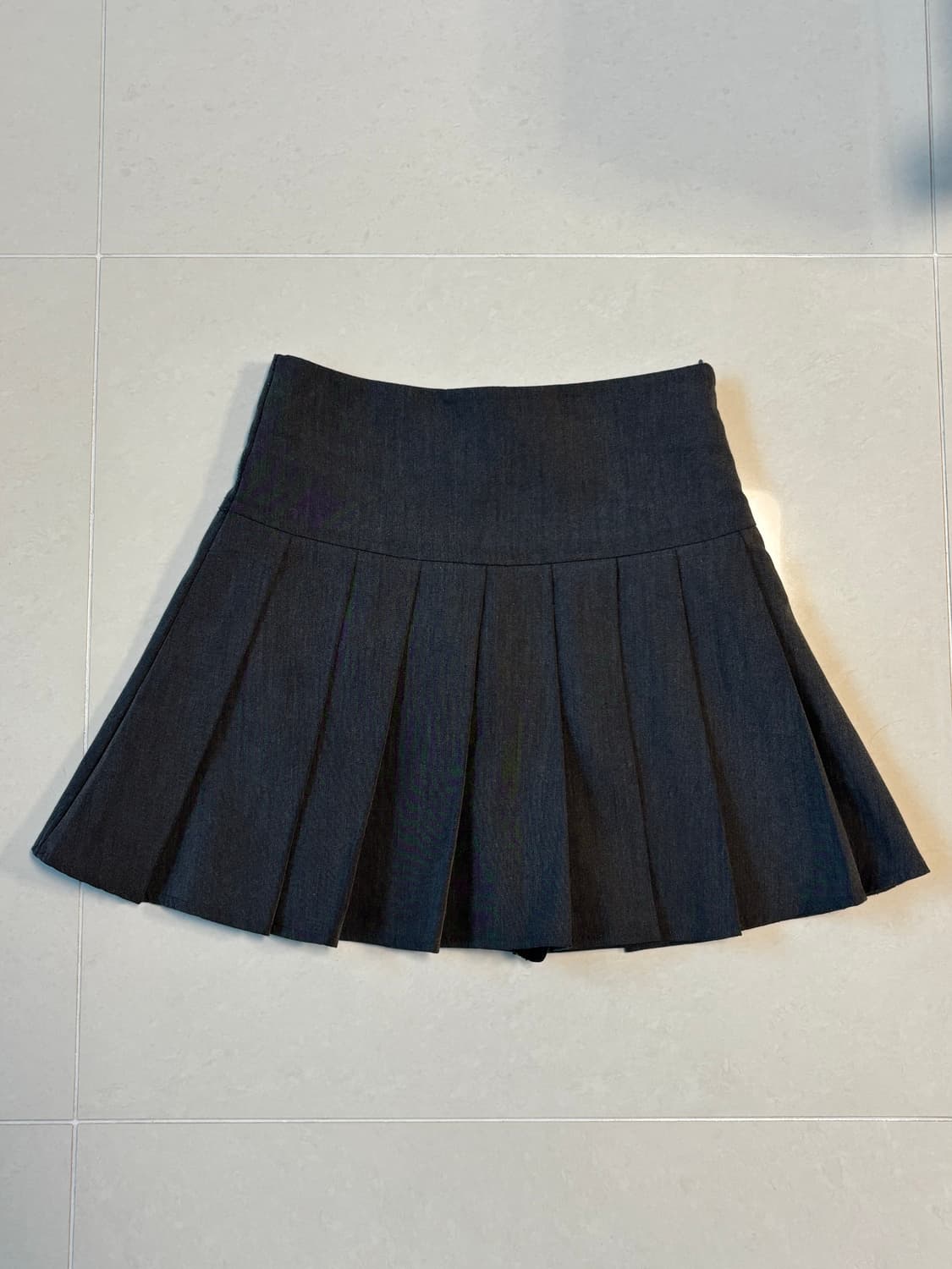 그레이 플리츠 스커트 테니스 스커트 테니스 치마 상품이미지1