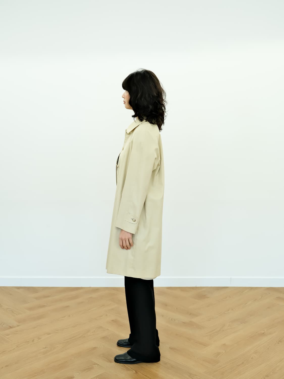 꾸레쥬 싱글 트렌치 코트 90  상품이미지2