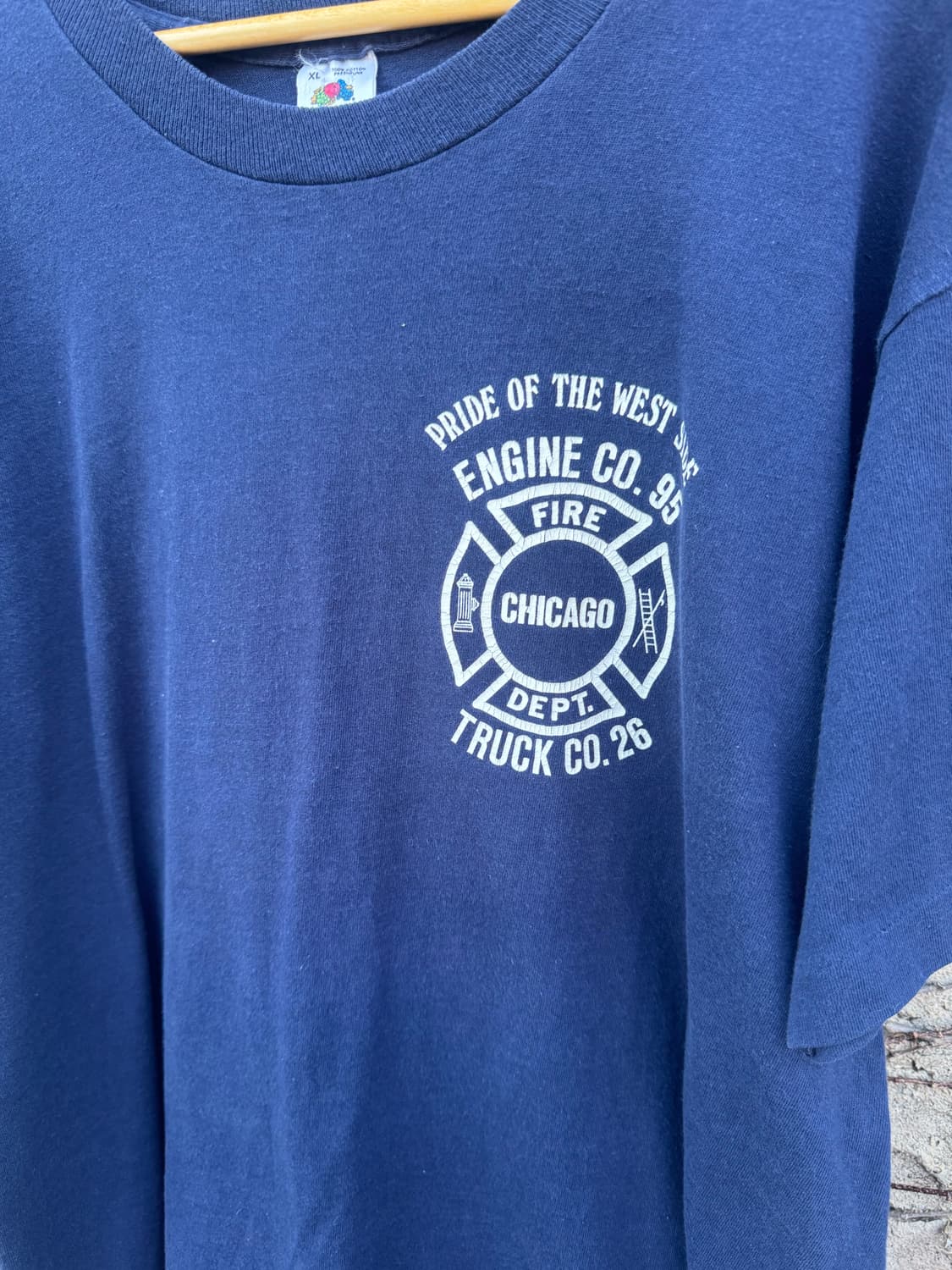 90s fruit of the loom 빈티지 싱글스티치 반팔 티셔츠 상품이미지3