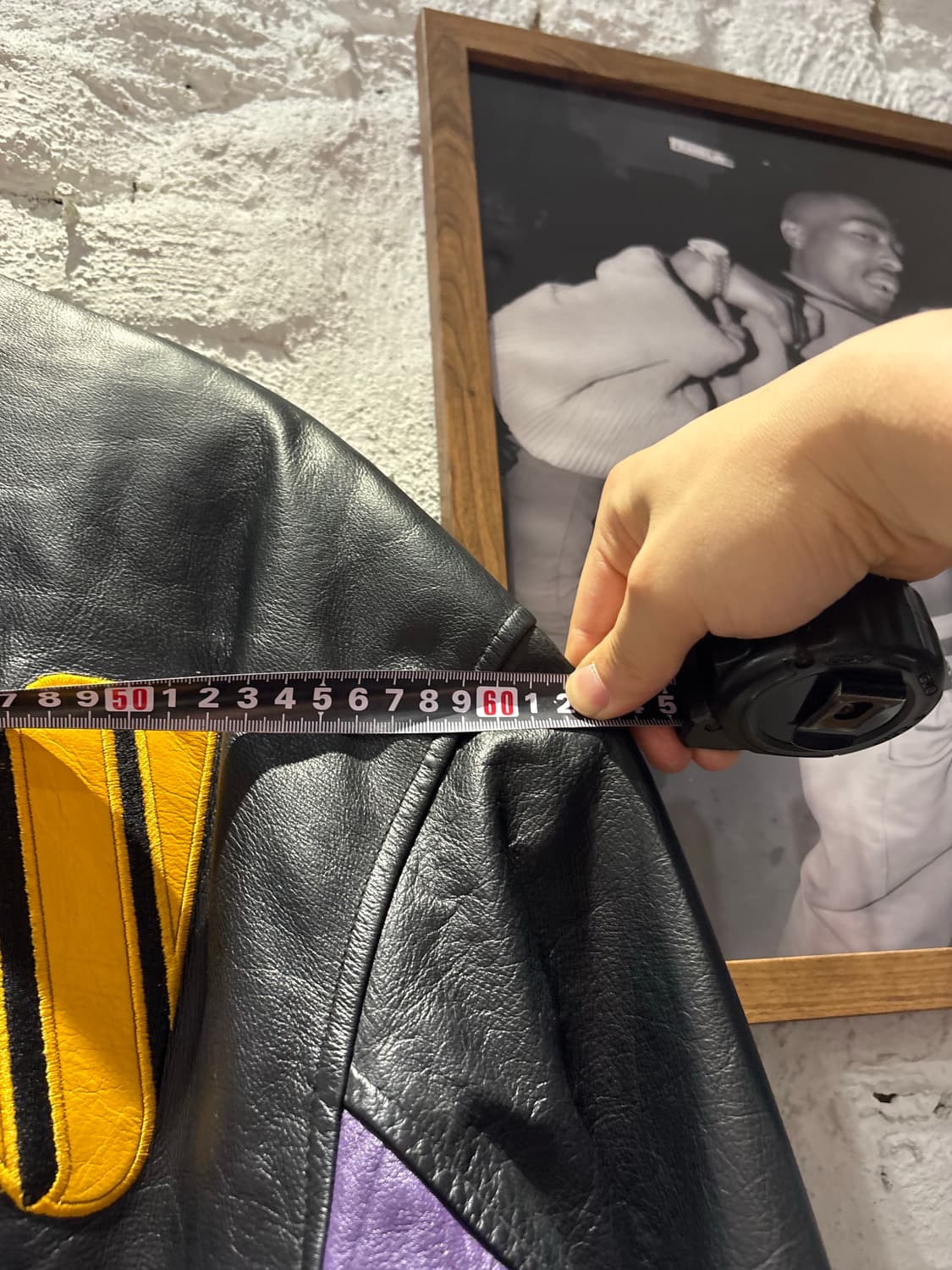 G-III NFL 미네소타 바이킹스 가죽 바시티 자켓 상품이미지10