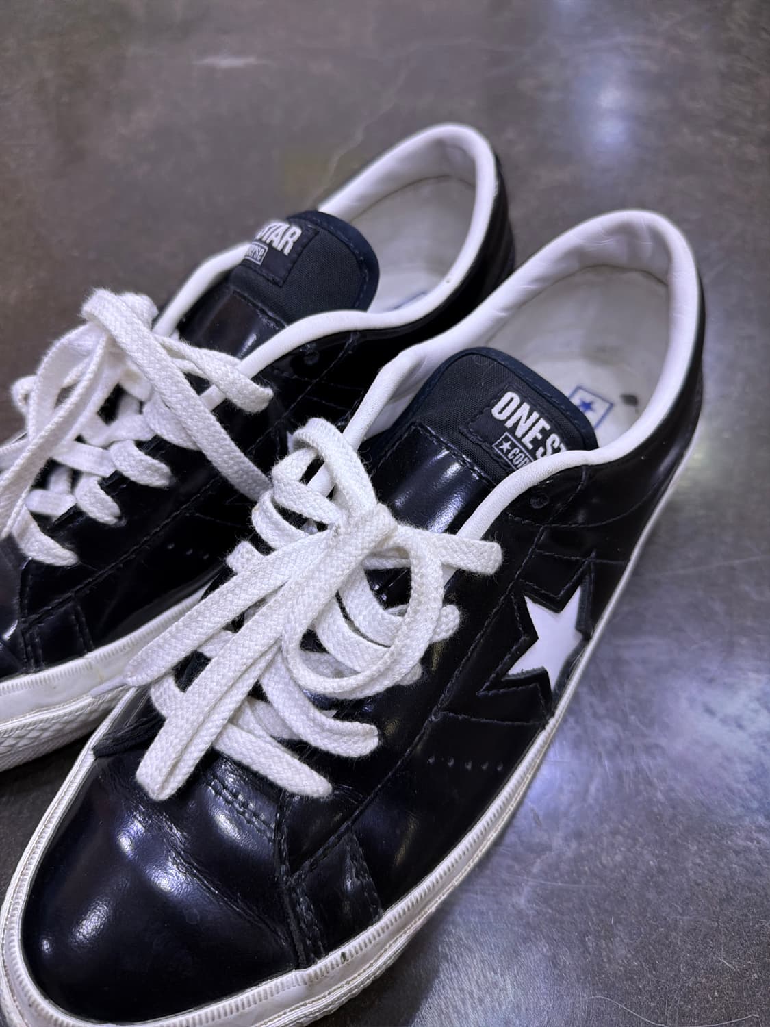 컨버스 올스타 원스타 레더 로우 스니커즈 블랙 250 상품이미지4