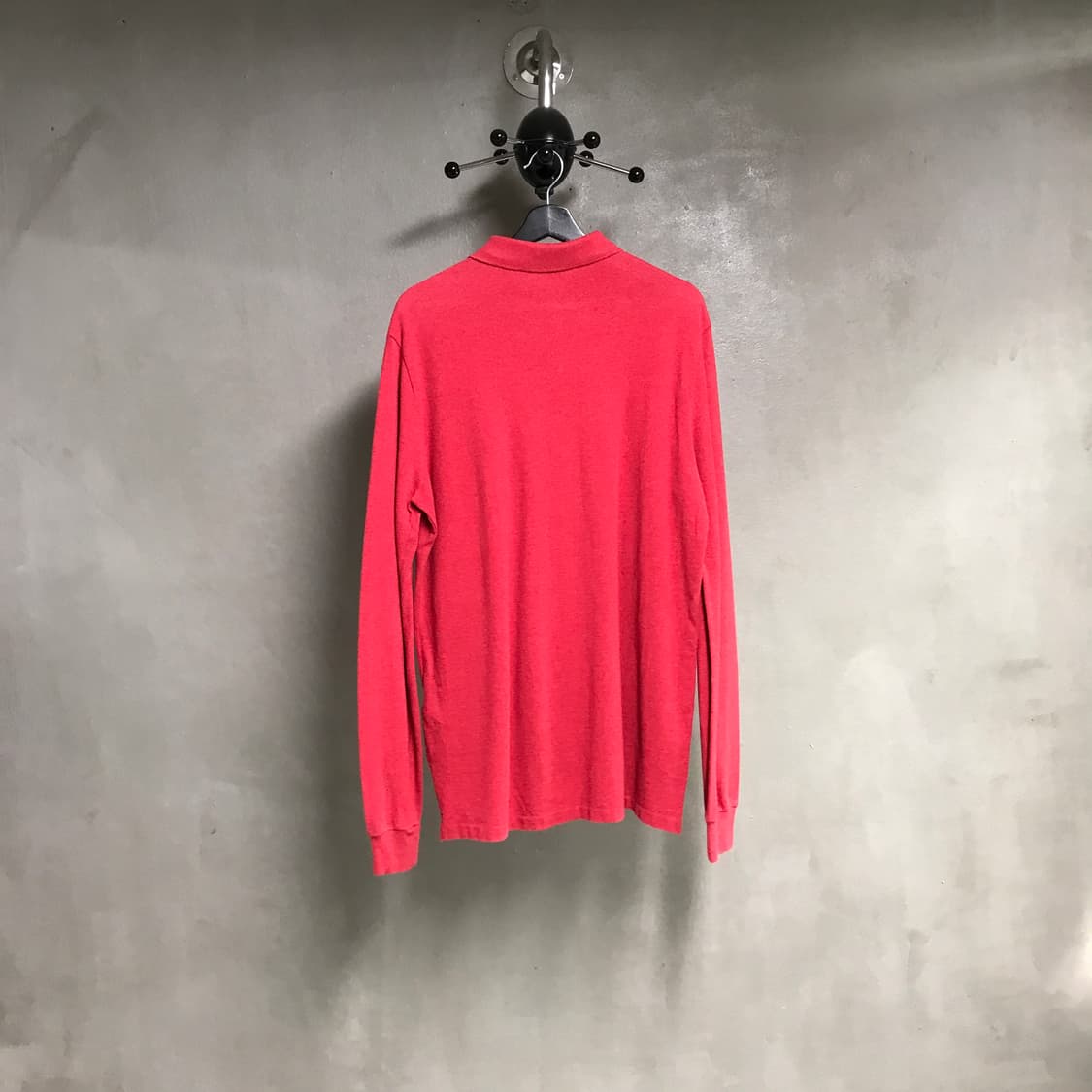 폴로 랄프로렌 PK 긴팔 카라티 레드 L 상품이미지6