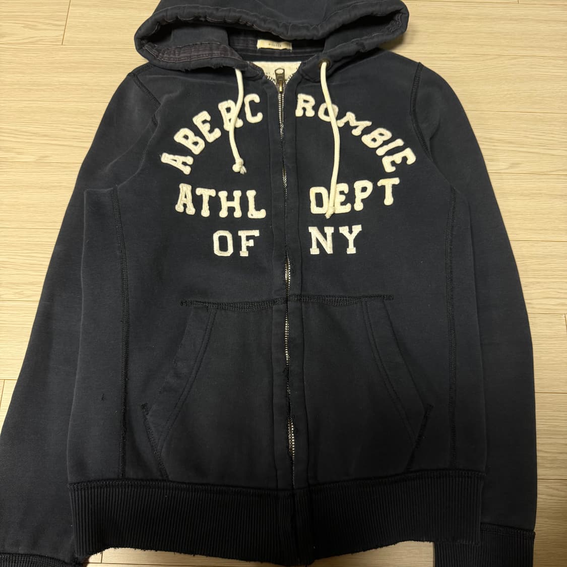 아베크롬비 네이비 후드집업 m 상품이미지2