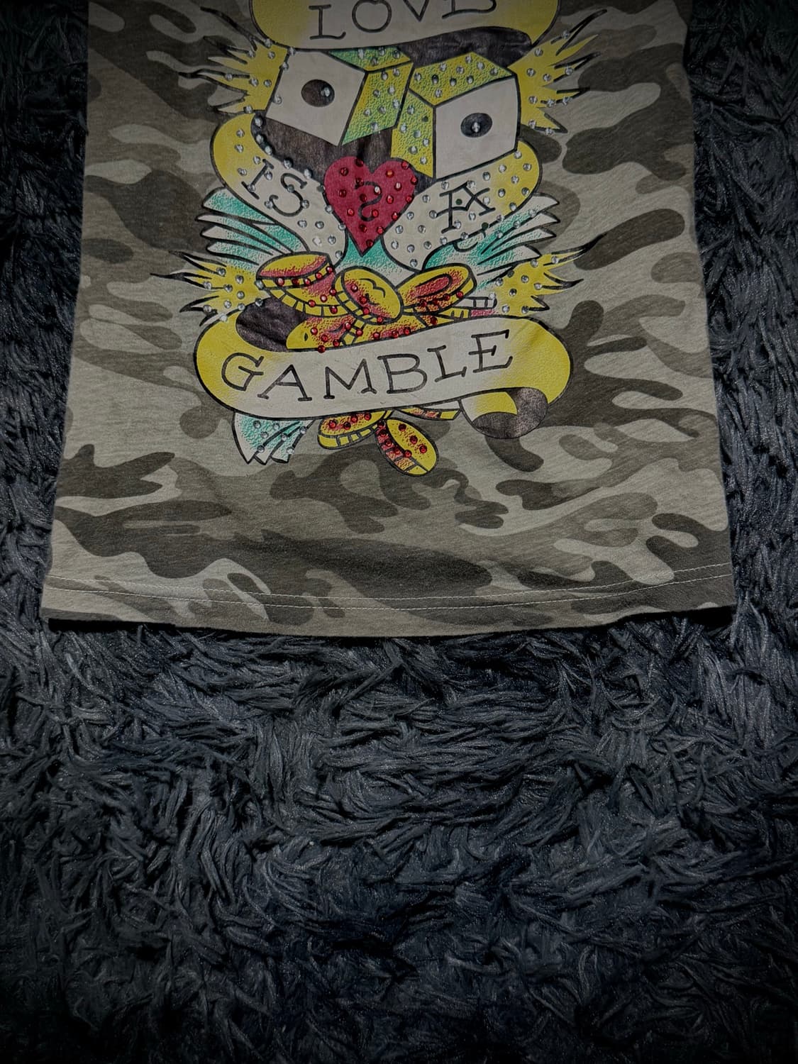 Ed Hardy 카모 타투 그래픽 반팔 티셔츠 상품이미지4