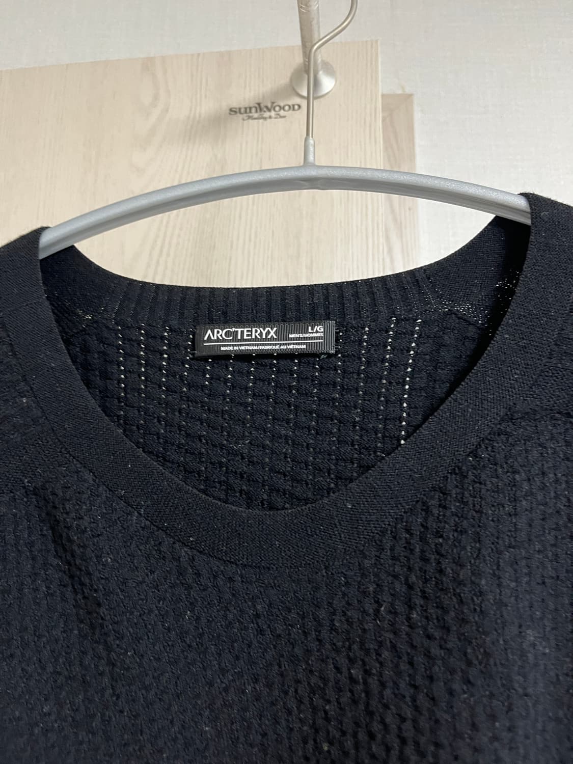 아크테릭스 할람 메리노 울 크루넥 블랙 L 상품이미지2