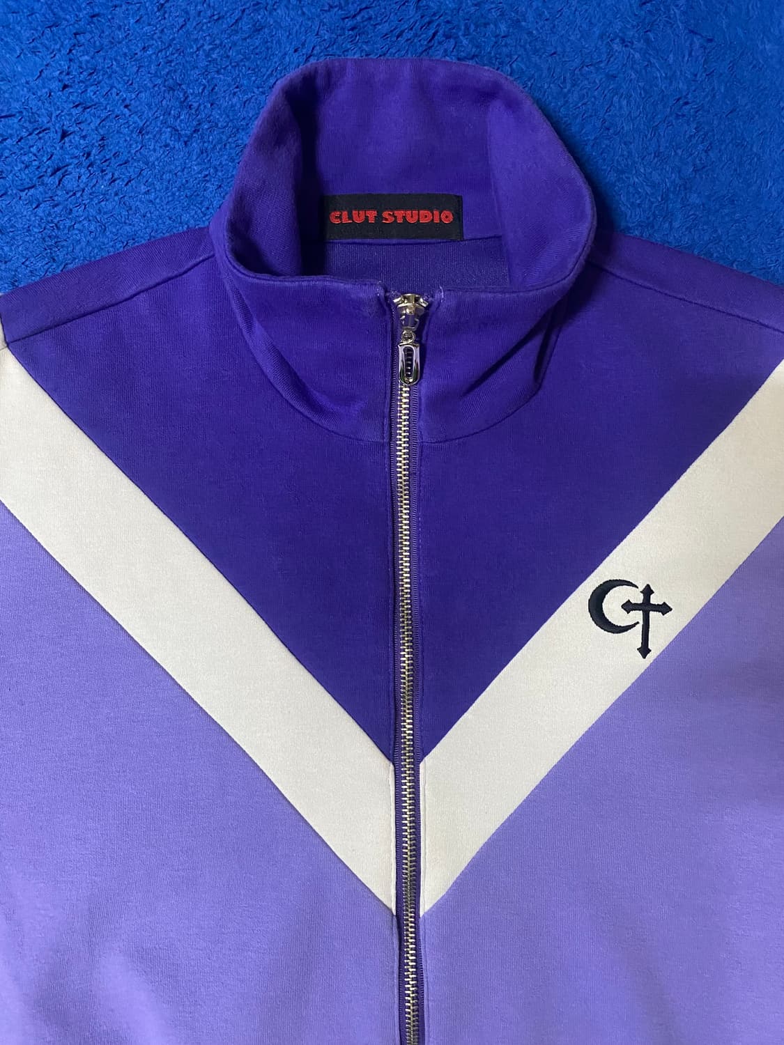 ClutStudio 클럿스튜디오 0 3 CT 로고 자켓 - 바이올렛 상품이미지2