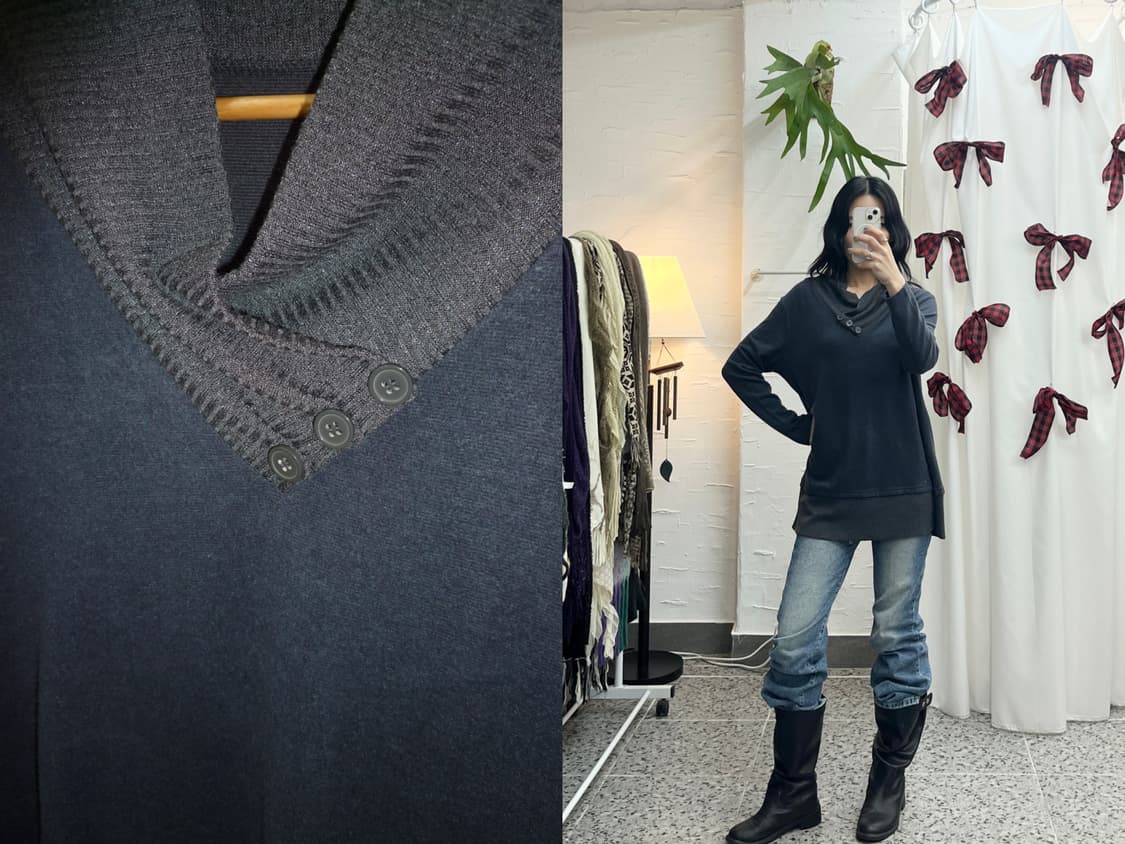 Buttons point knit 상품이미지1