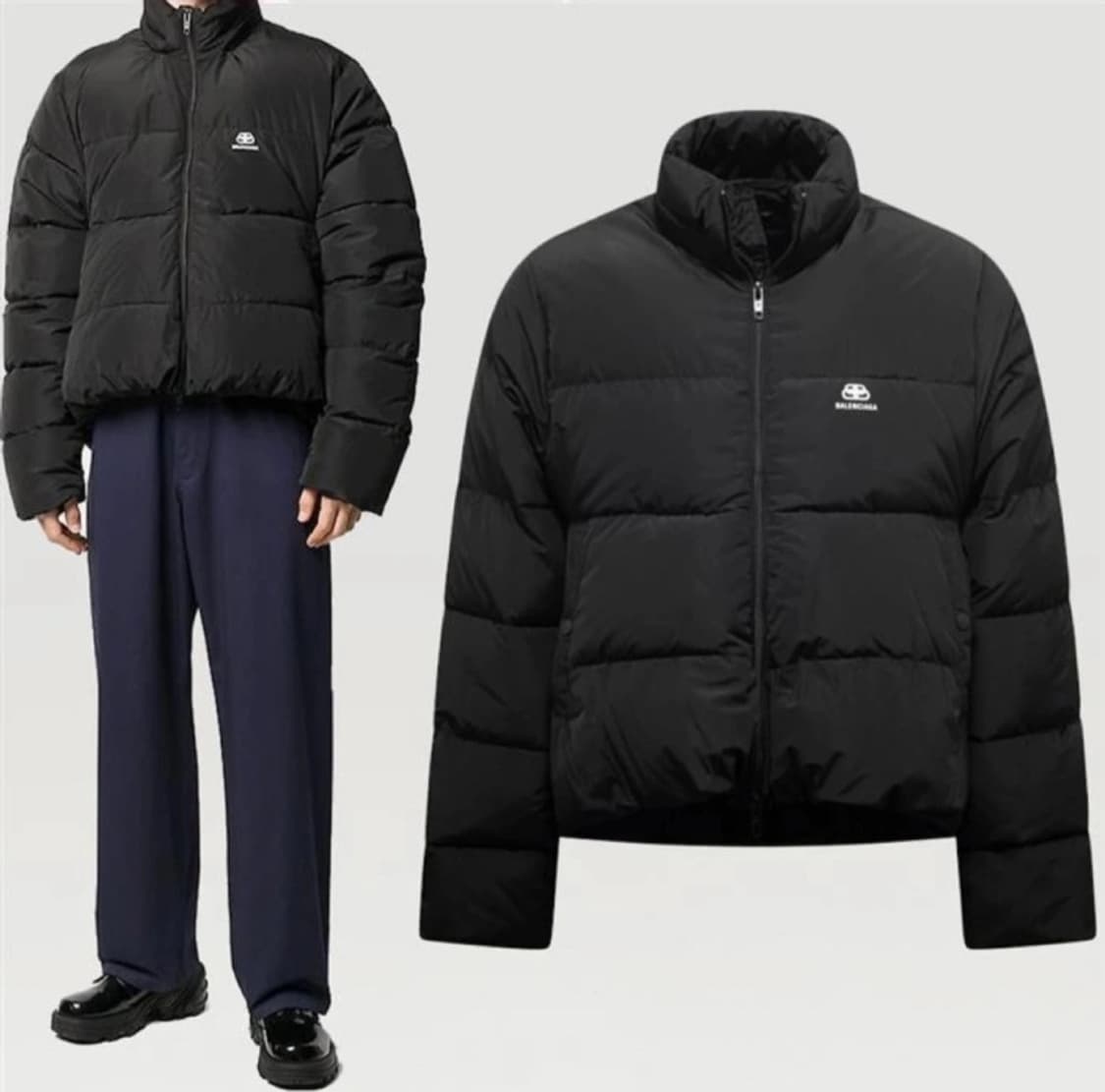 [52] 20SS 발렌시아가 BB로고 C컬 패딩 상품이미지1