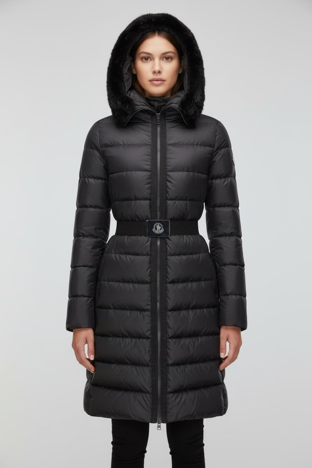 몽클레어 여성 비버퍼 구스 롱패딩(2/66) 상품이미지1