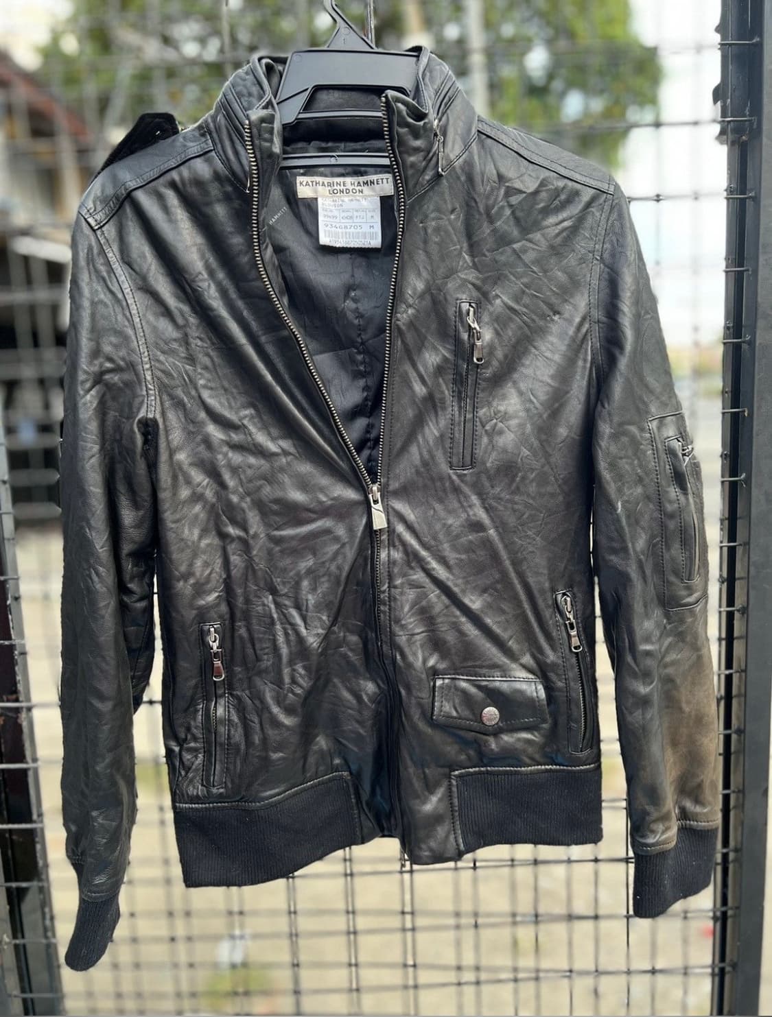 katherine hamnett london 레더자켓 상품이미지1