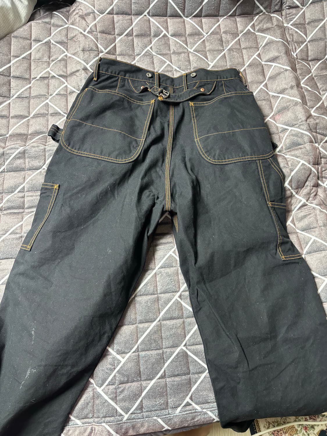 캐피탈 럼버 팬츠 블랙 상품이미지2