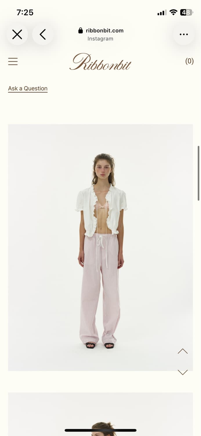 Ribbonbit ciel stripe pants 상품이미지1