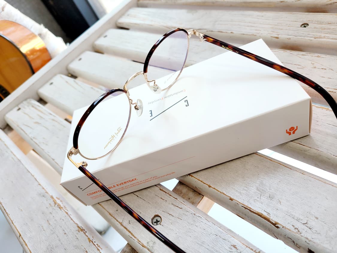 폴휴먼 PHF-5151A 둥근 호피골드안경테 상품이미지5