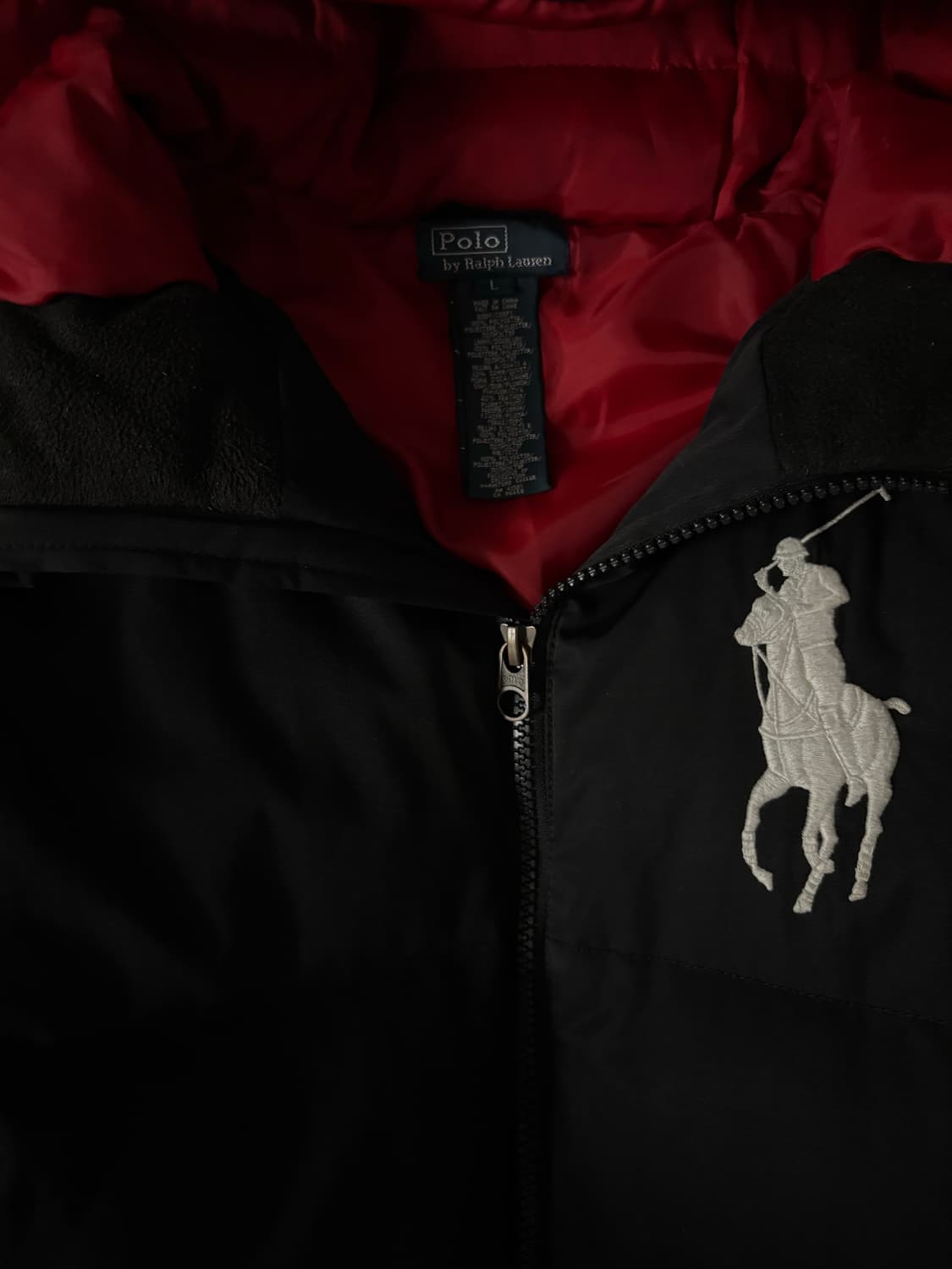 폴로 빅포니 패딩 블랙 S 상품이미지3