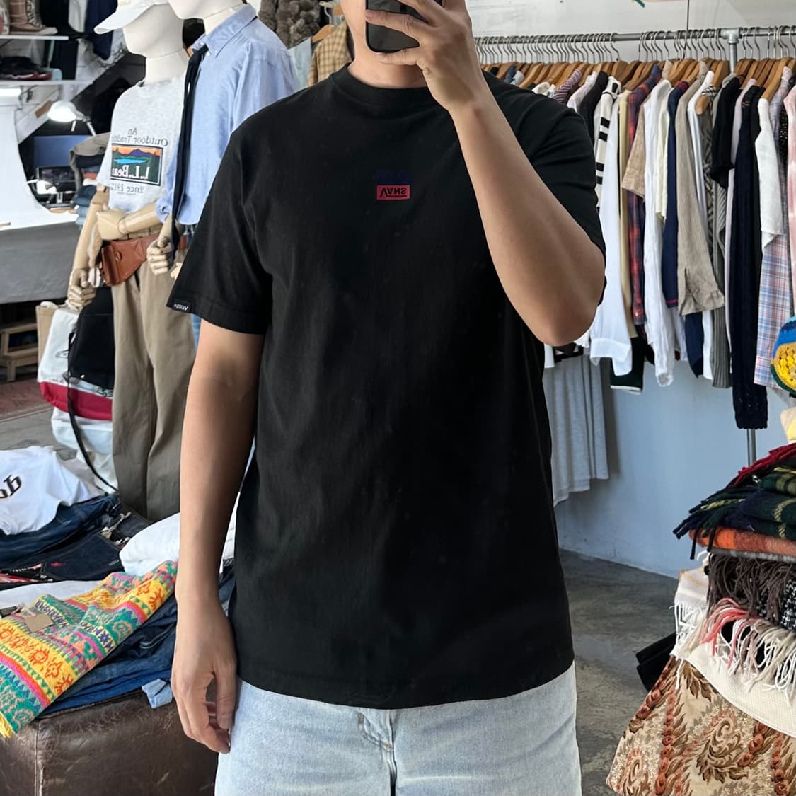(착용컷) VANS 반팔 티셔츠 (남성용 100) 상품이미지4