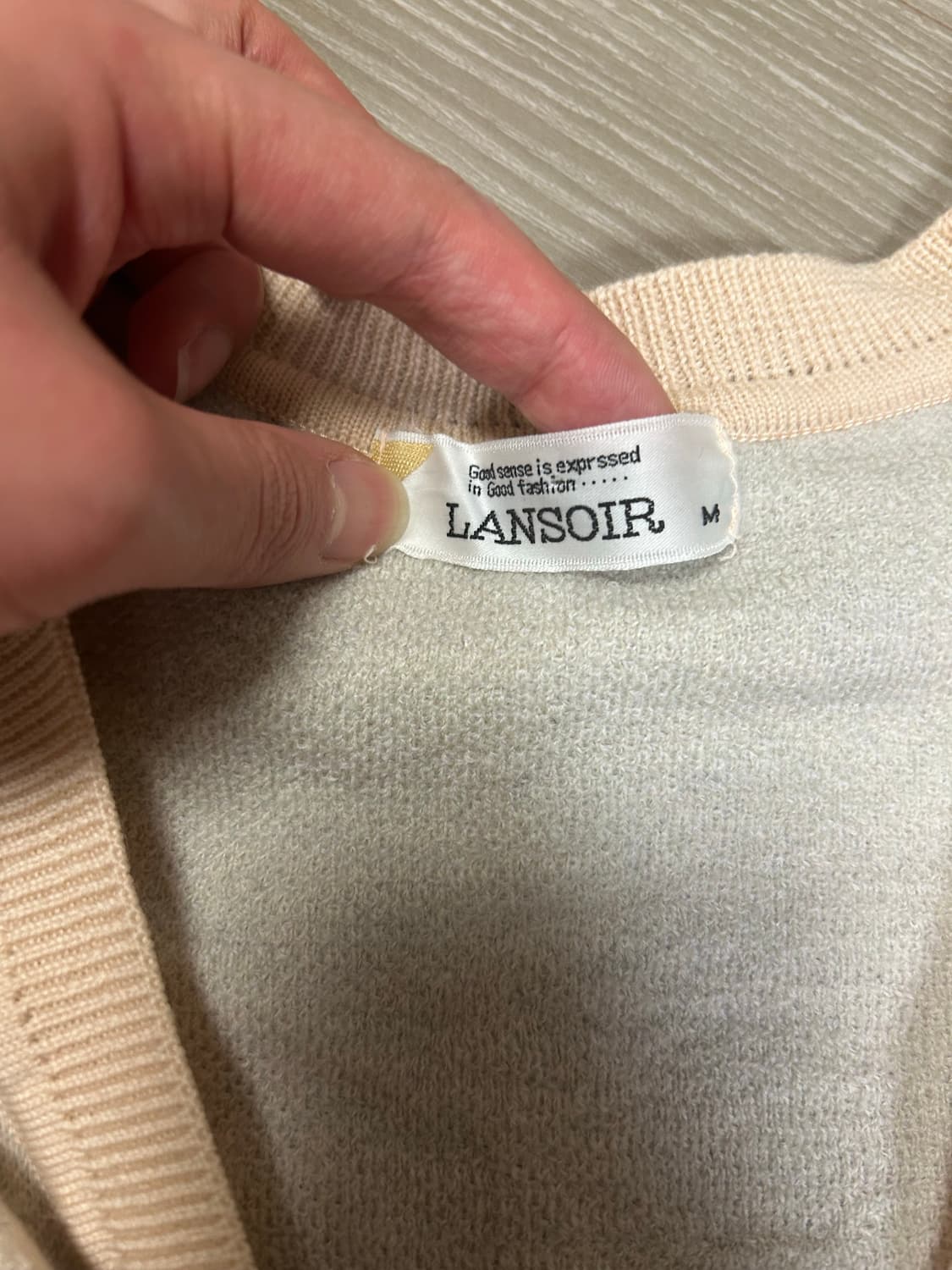 LANSOIR 란소아 꽃무늬 가디건 M 상품이미지3