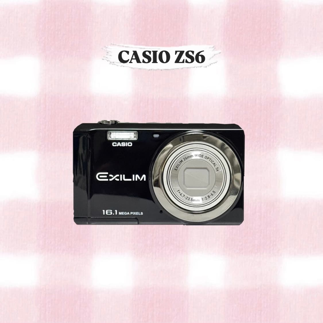 카시오 엑슬림 EX-ZS6 / Z28 블랙 빈티지디카 상품이미지1