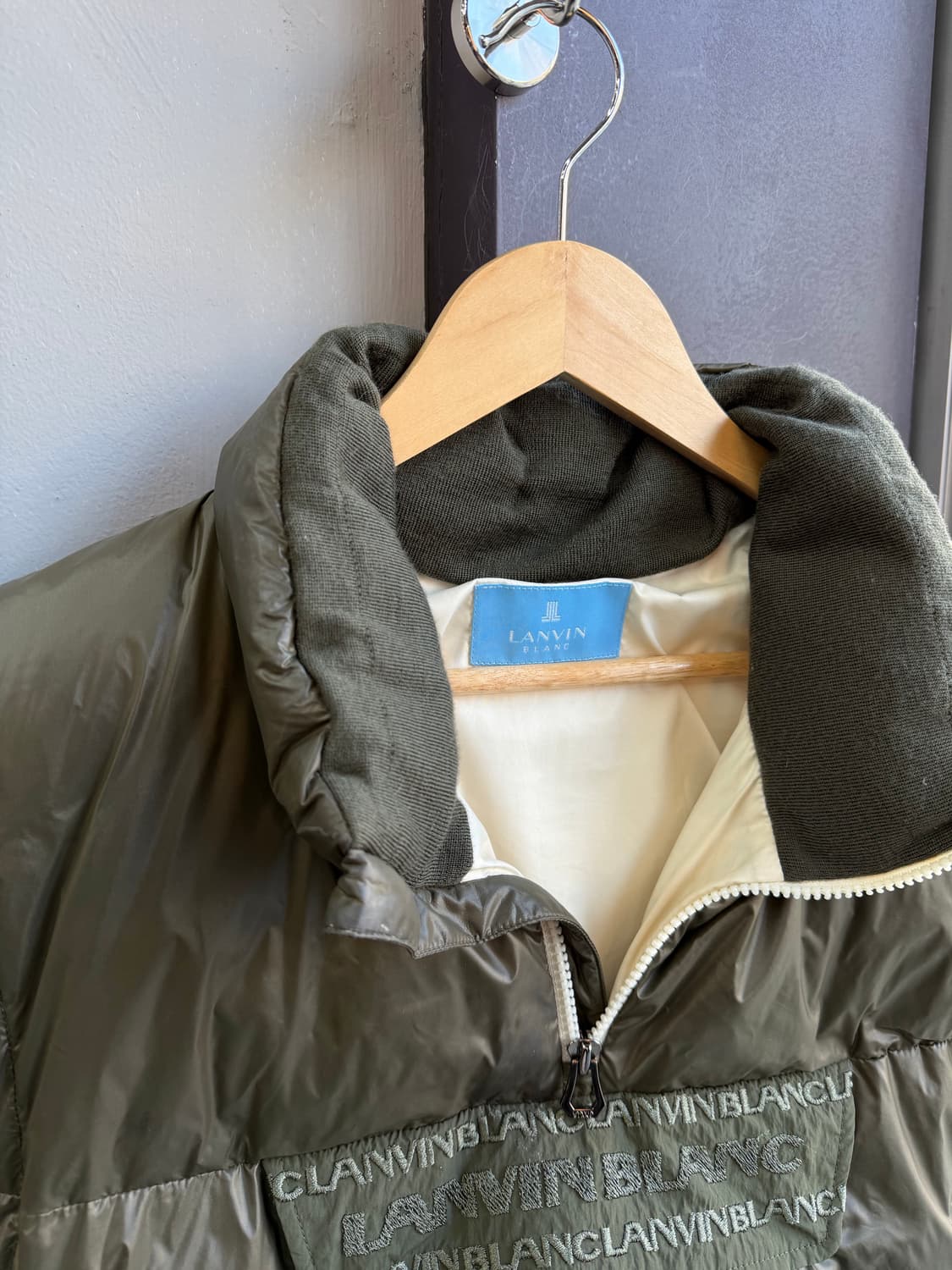 S/ 랑방 22FW 구스다운 베스트 하프집업 상품이미지5