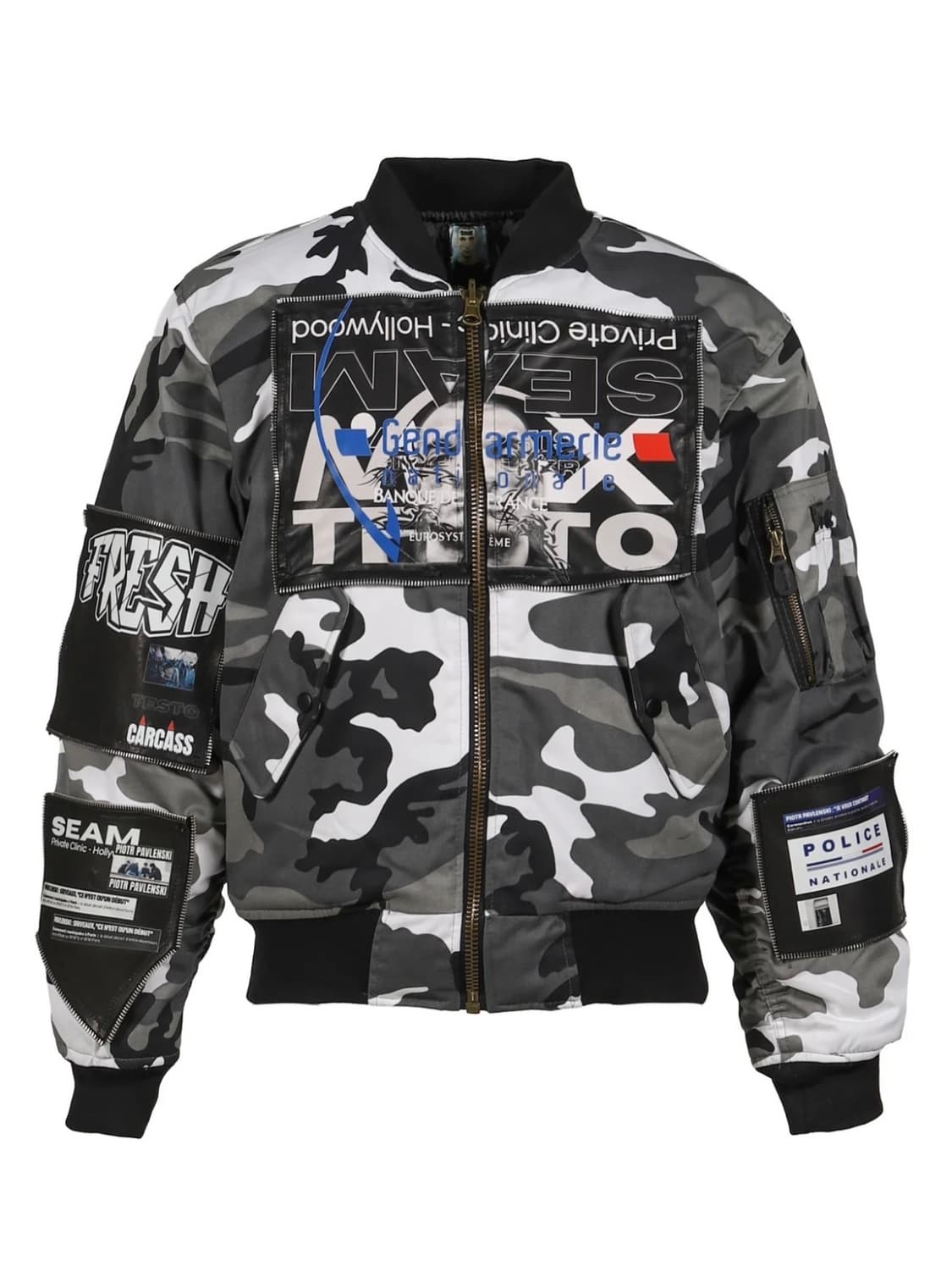 Coucoubebe 화이트 카모 봄버 xl 상품이미지1