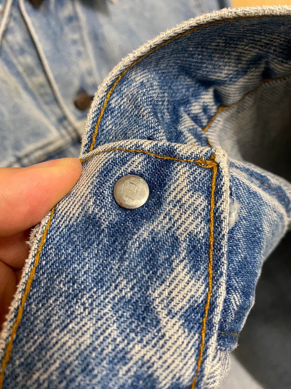 90s LEVI'S USA denim jacket 90년대 데님 자켓 상품이미지7