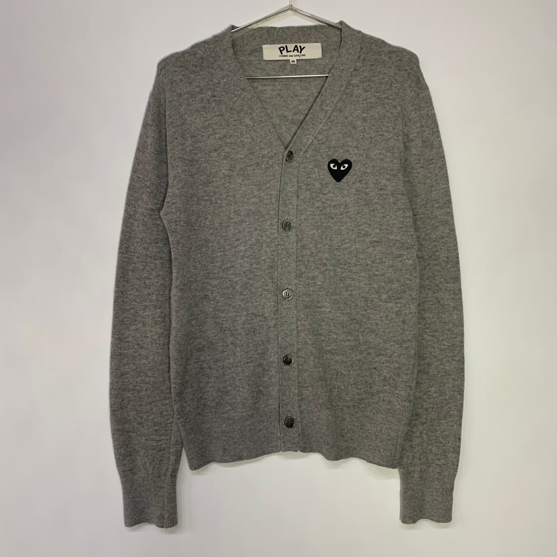 꼼데가르송 블랙 와팬 가디건 상품이미지1