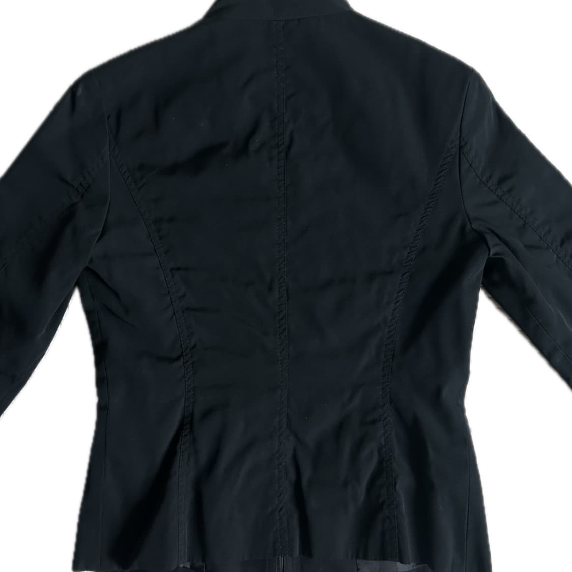 하이넥 노카라 레이서 슬림핏 자켓 상품이미지2