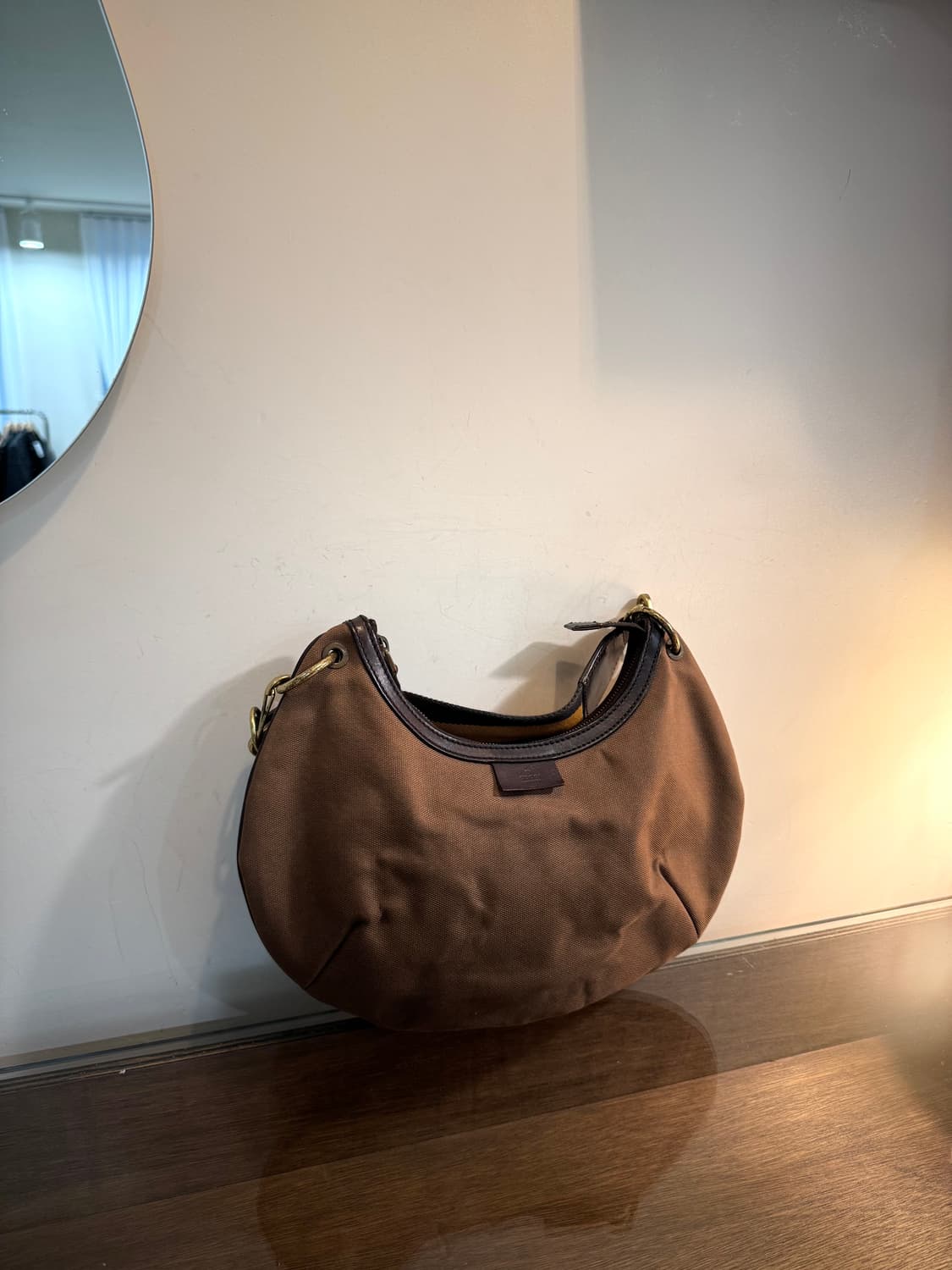 구찌 스티치 캔버스 호보백 상품이미지2