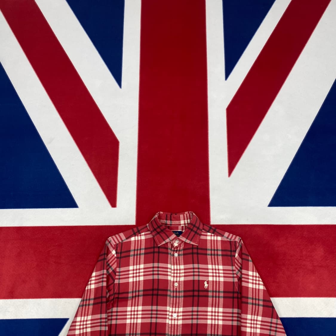 폴로 체크 셔츠 S  상품이미지2