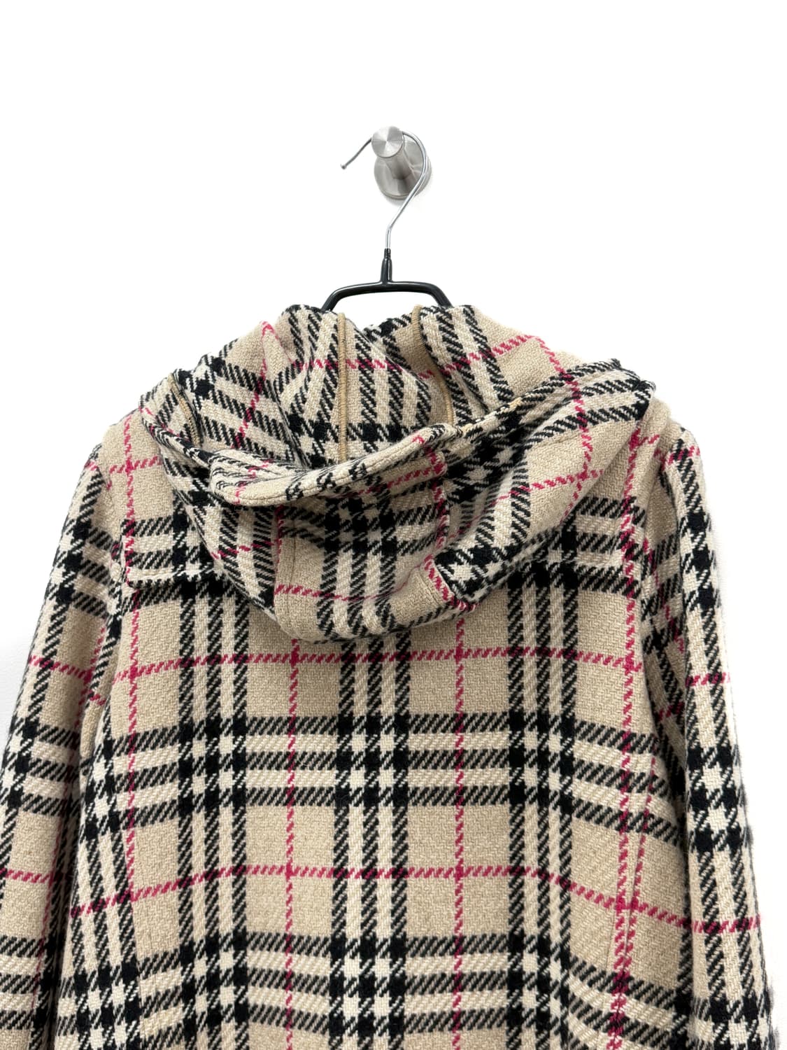 버버리 런던 노바체크 울 더플 코트 상품이미지6