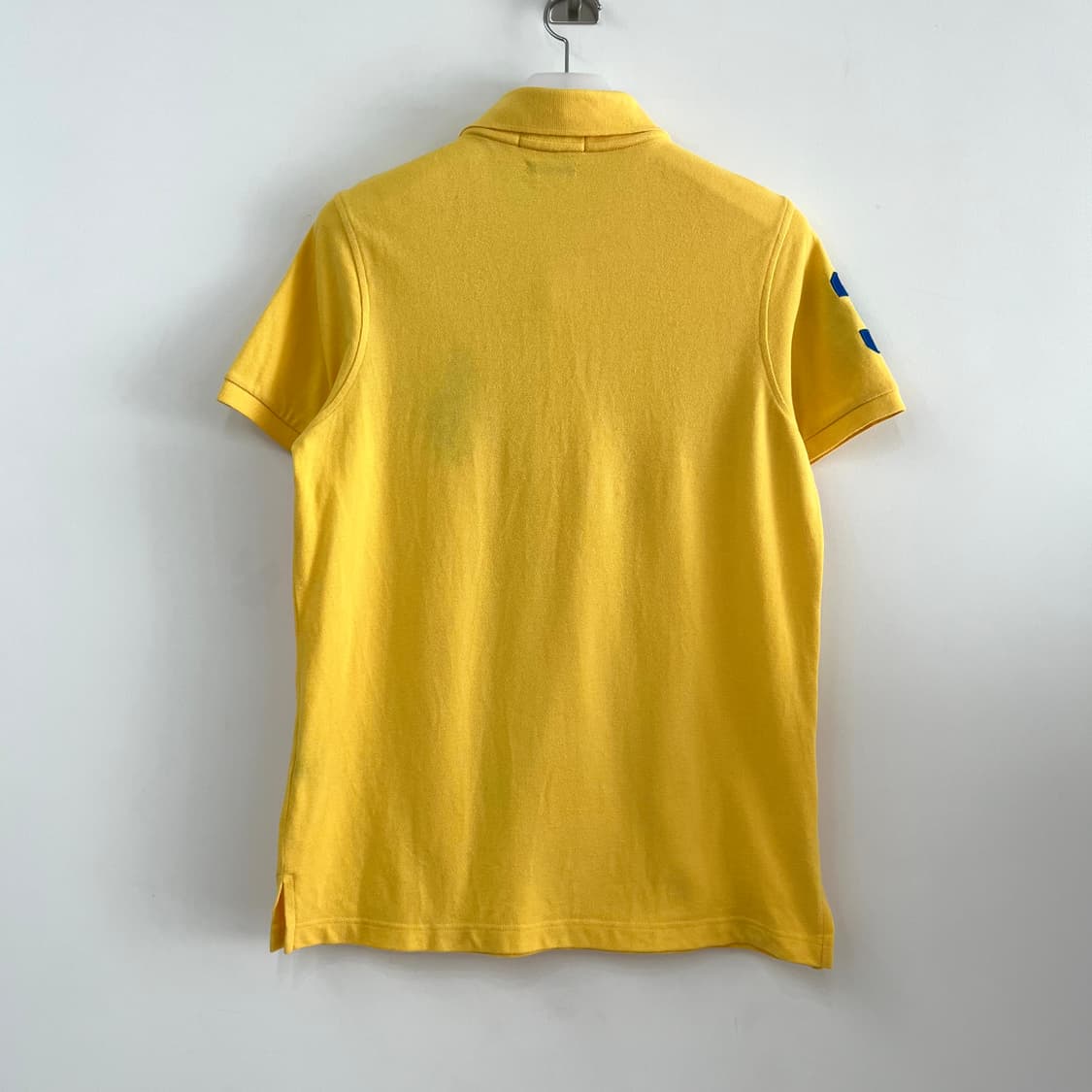 폴로 랄프로렌 빅포니 옐로우 카라 반팔 티셔츠 상품이미지3