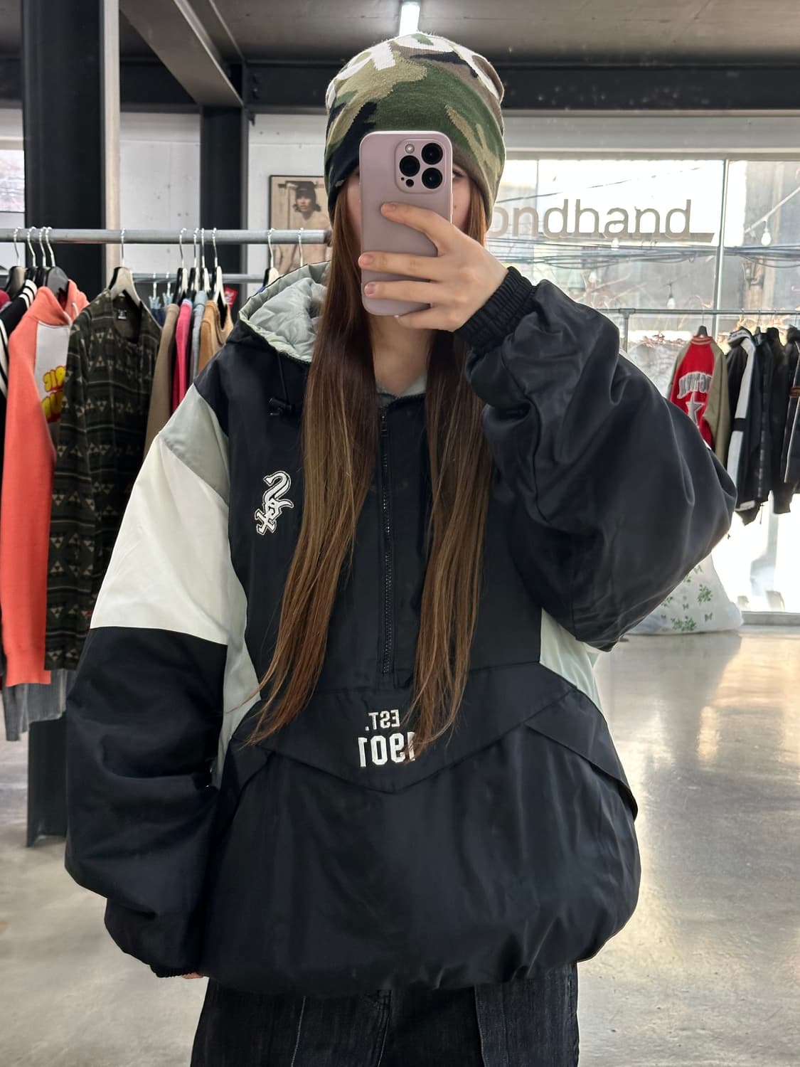 마제스틱 시카고 화이트 삭스 아노락 상품이미지3