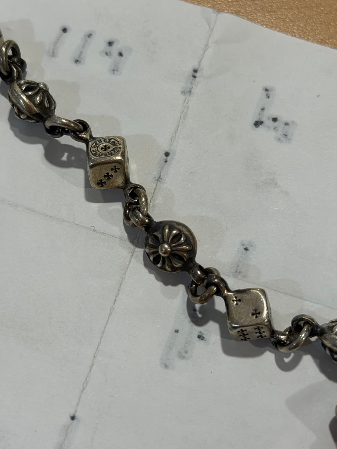 크롬하츠 다이스 9링크 팔찌 상품이미지9