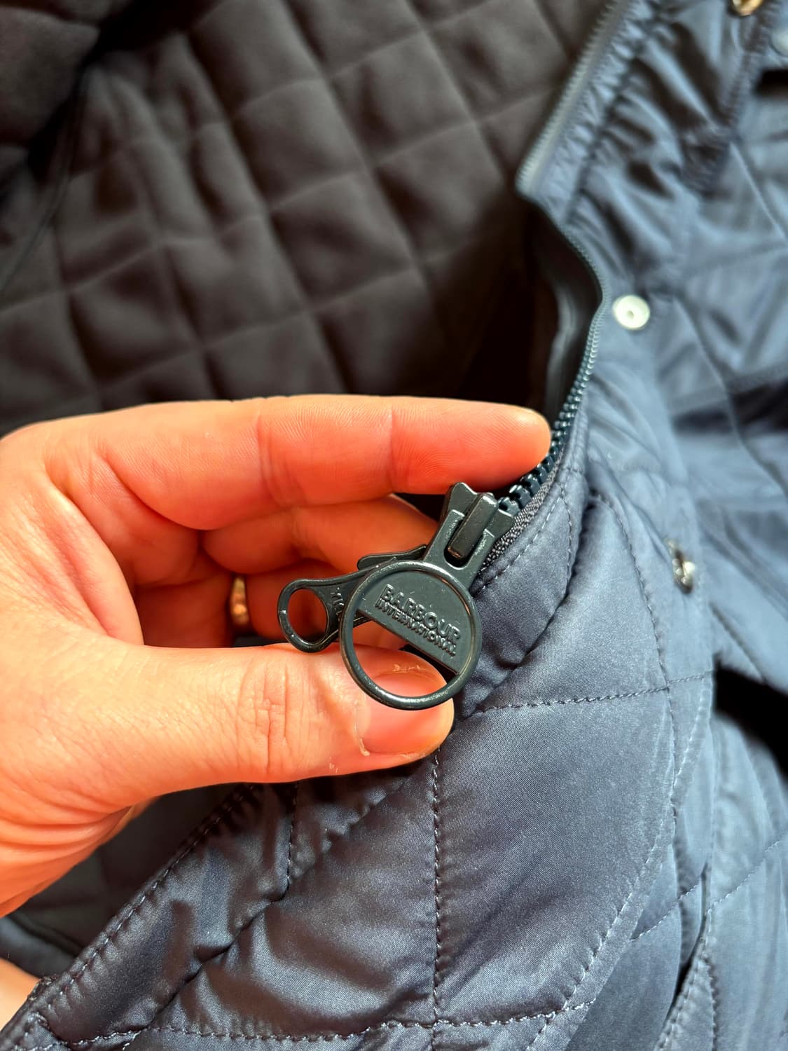 바버 인터네셔널 Ariel 퀼팅 자켓 M 상품이미지6