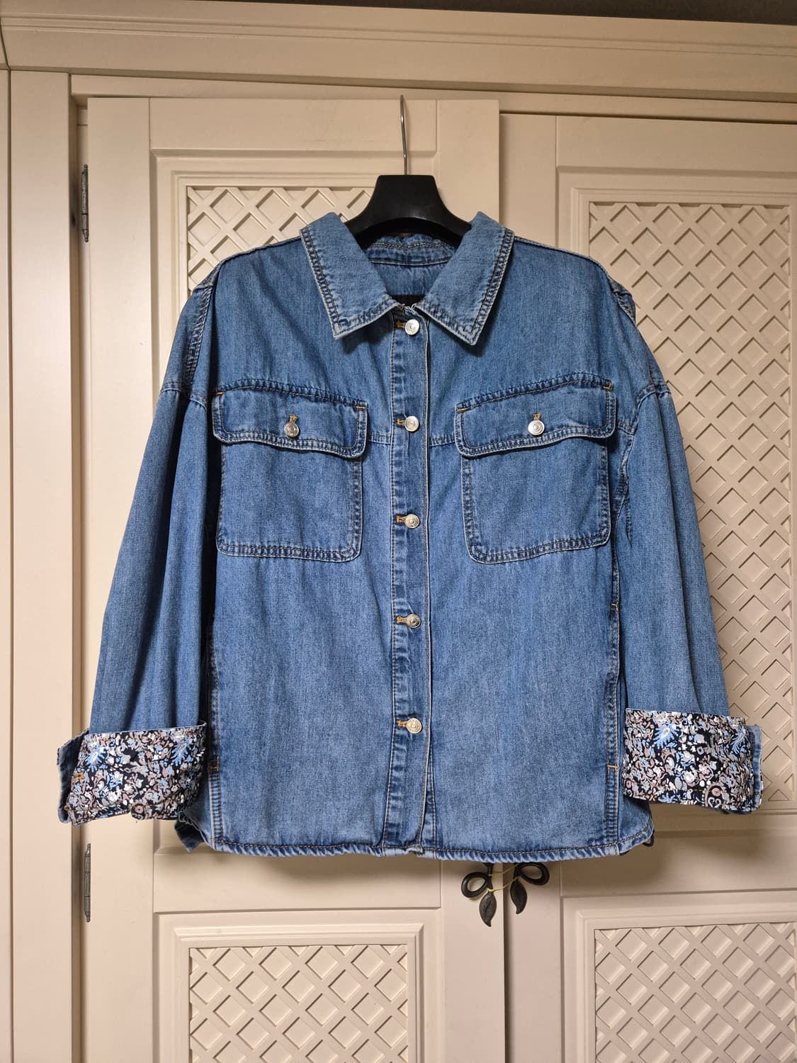 EnC 데님 셔츠 자켓 상품이미지1