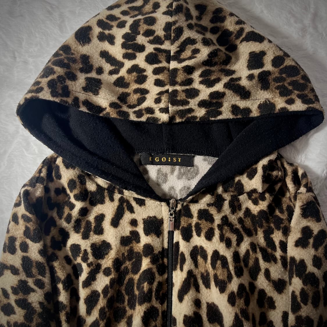 에고이스트 갸루 호피 후드집업 딱붙 원피스 상품이미지5