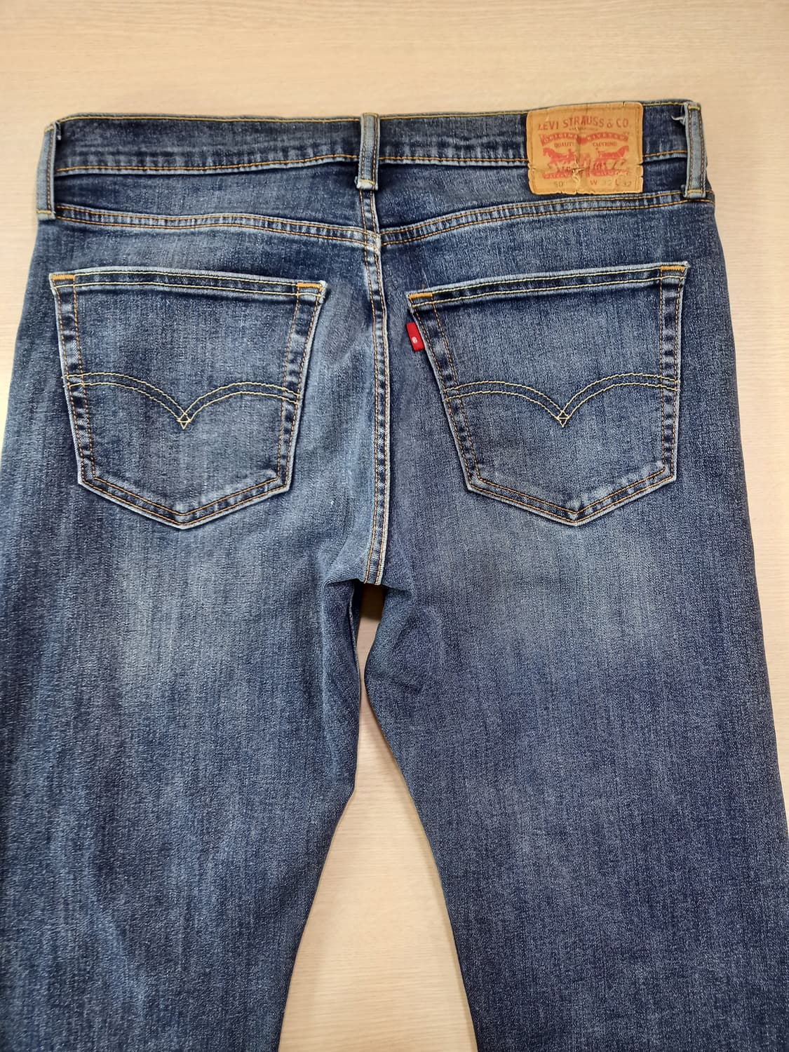 34 리바이스502 워싱 스판 슬림일자진 34-539 상품이미지4