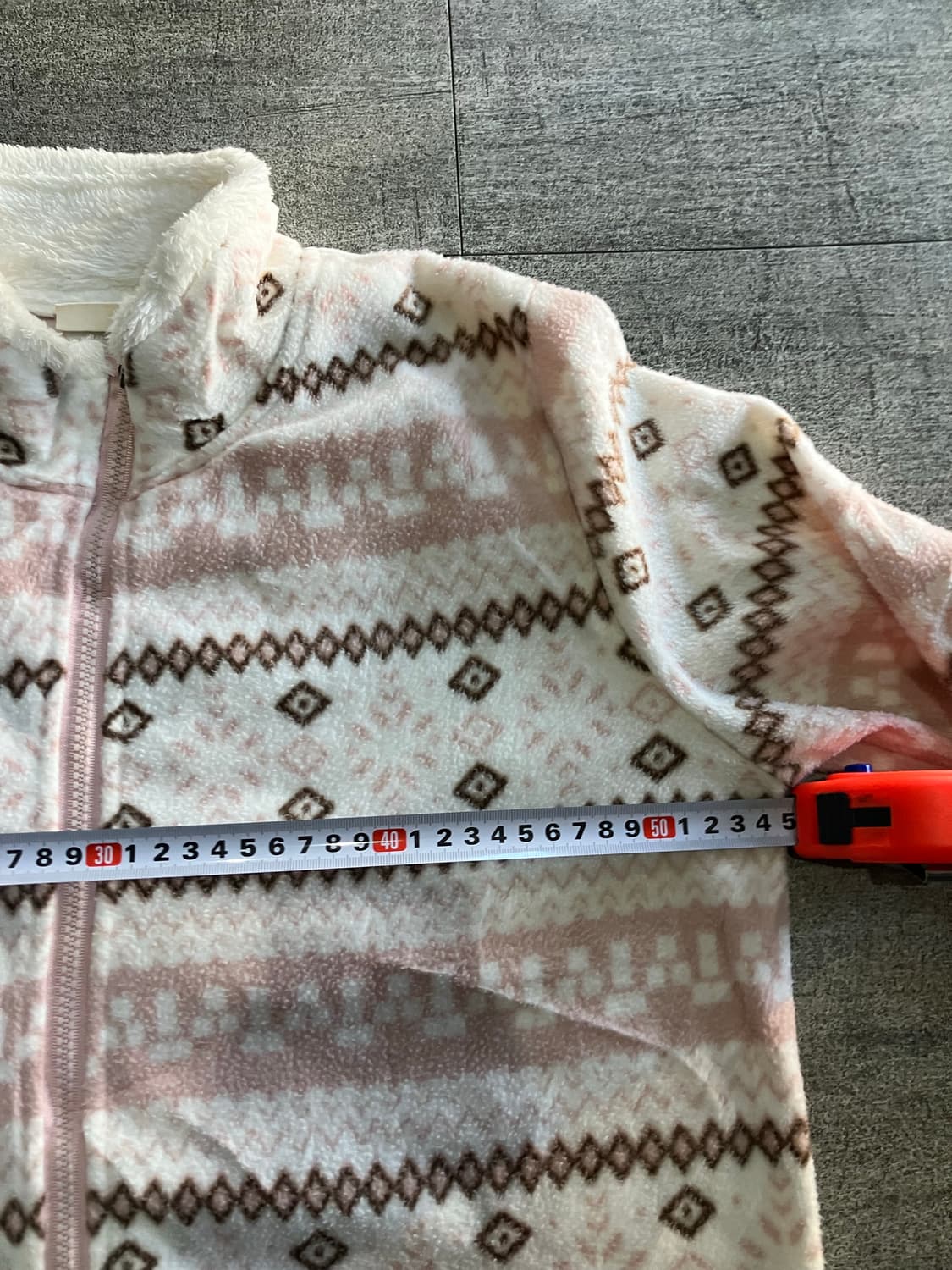 일본빈티지 Crossoicket 하구미모리걸 라떼갸루 대대장 니트자켓 상품이미지2