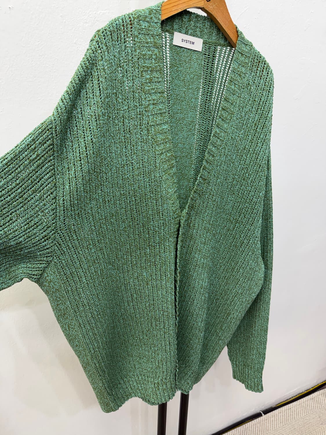 정품) 시스템옴므 24ss 한섬 니트 가디건 105 새제품급 상품이미지2