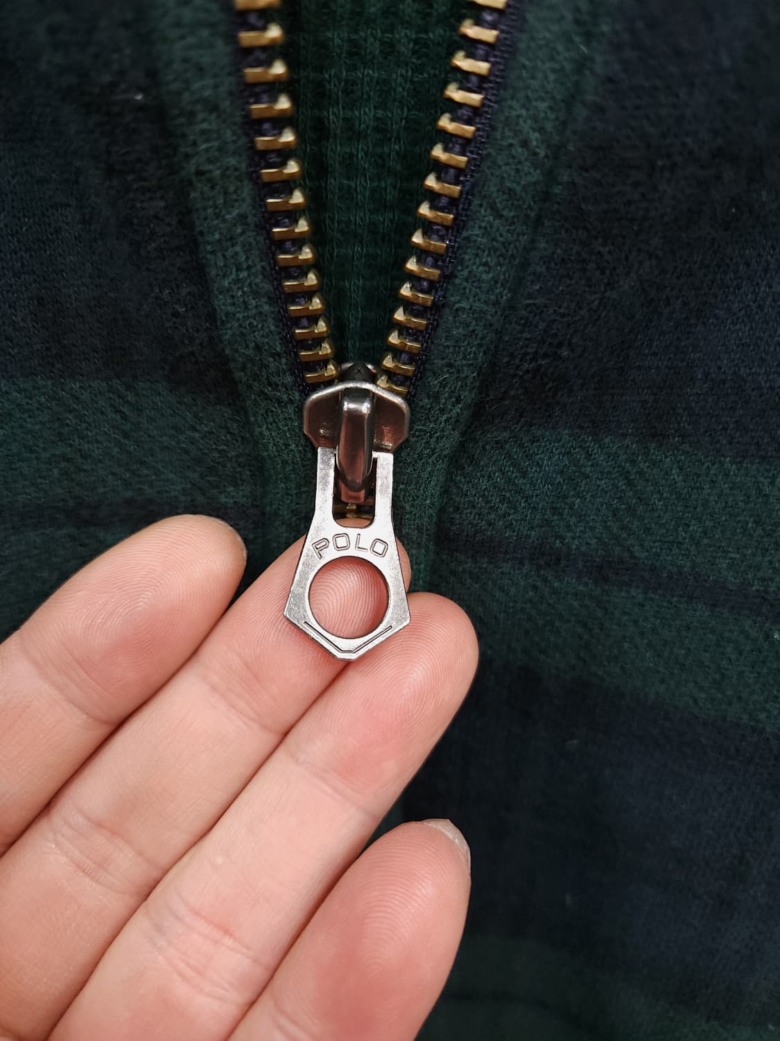 폴로 랄프로렌 00s 빅포니 블랙와치 체크 집업자켓 

 상품이미지3