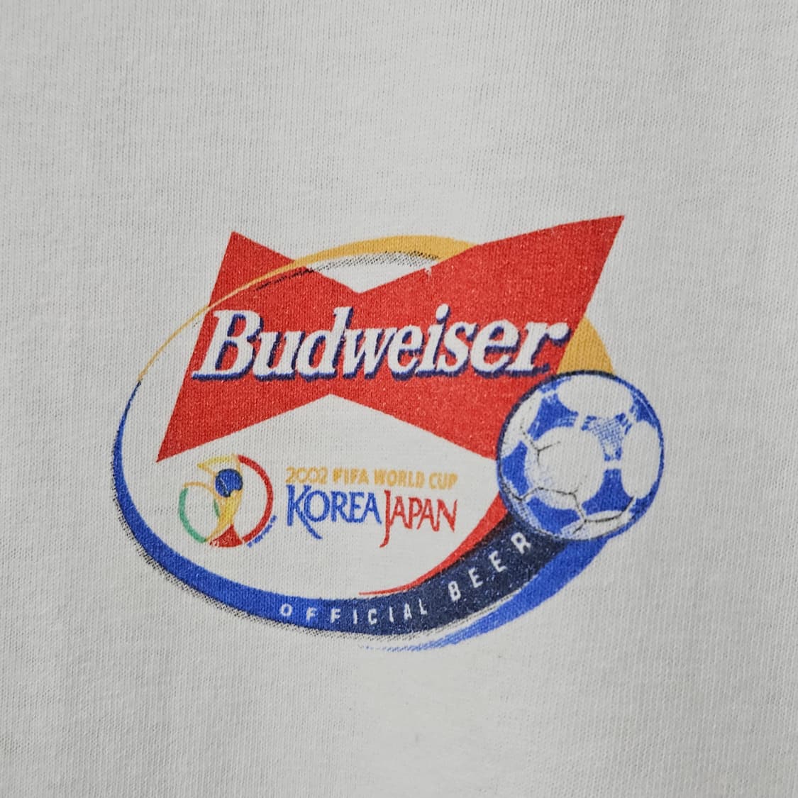 2002 한일 월드컵 버드와이져 티셔츠 오피셜 굿즈 M 상품이미지5
