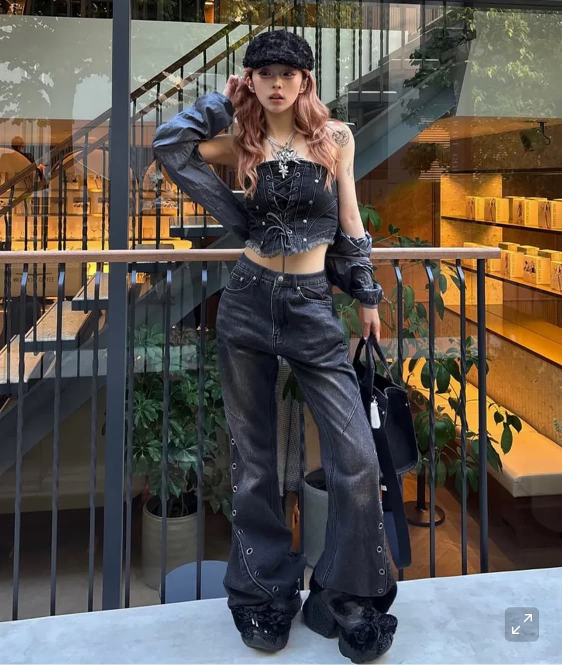 낫포너드 아일렛 빈티지 데님 팬츠 S  상품이미지1