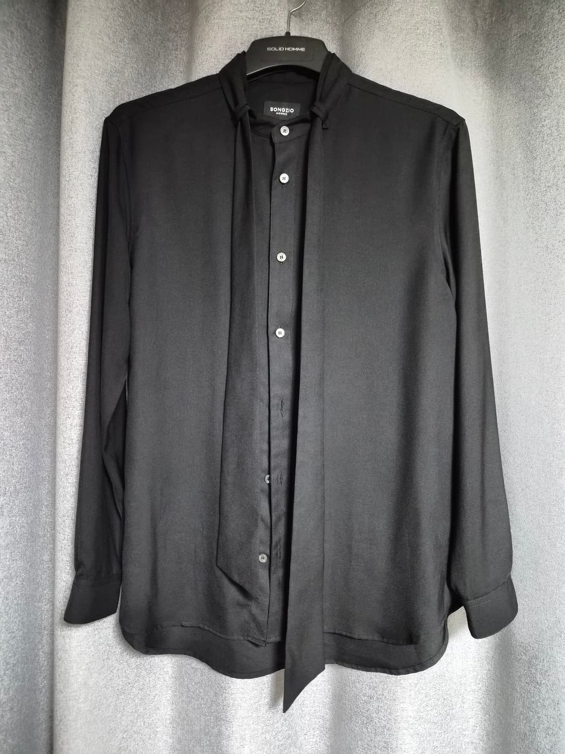 송지오옴므 타이 셔츠 팝니다ㅡ솔리드.타임옴므.시스템 상품이미지1