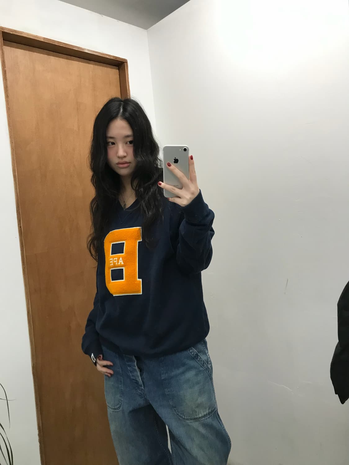 베이프 A BATHING APE Chenille B  Sweatshirt 상품이미지1