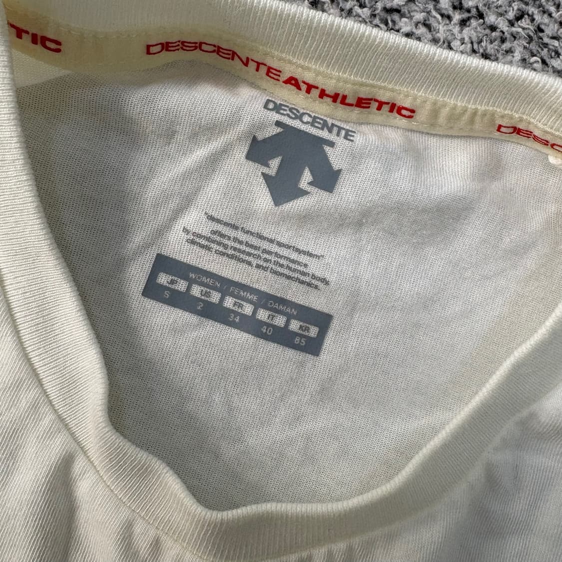 S 데상트 여성 라운드넥 반팔 티셔츠 0416J 상품이미지4