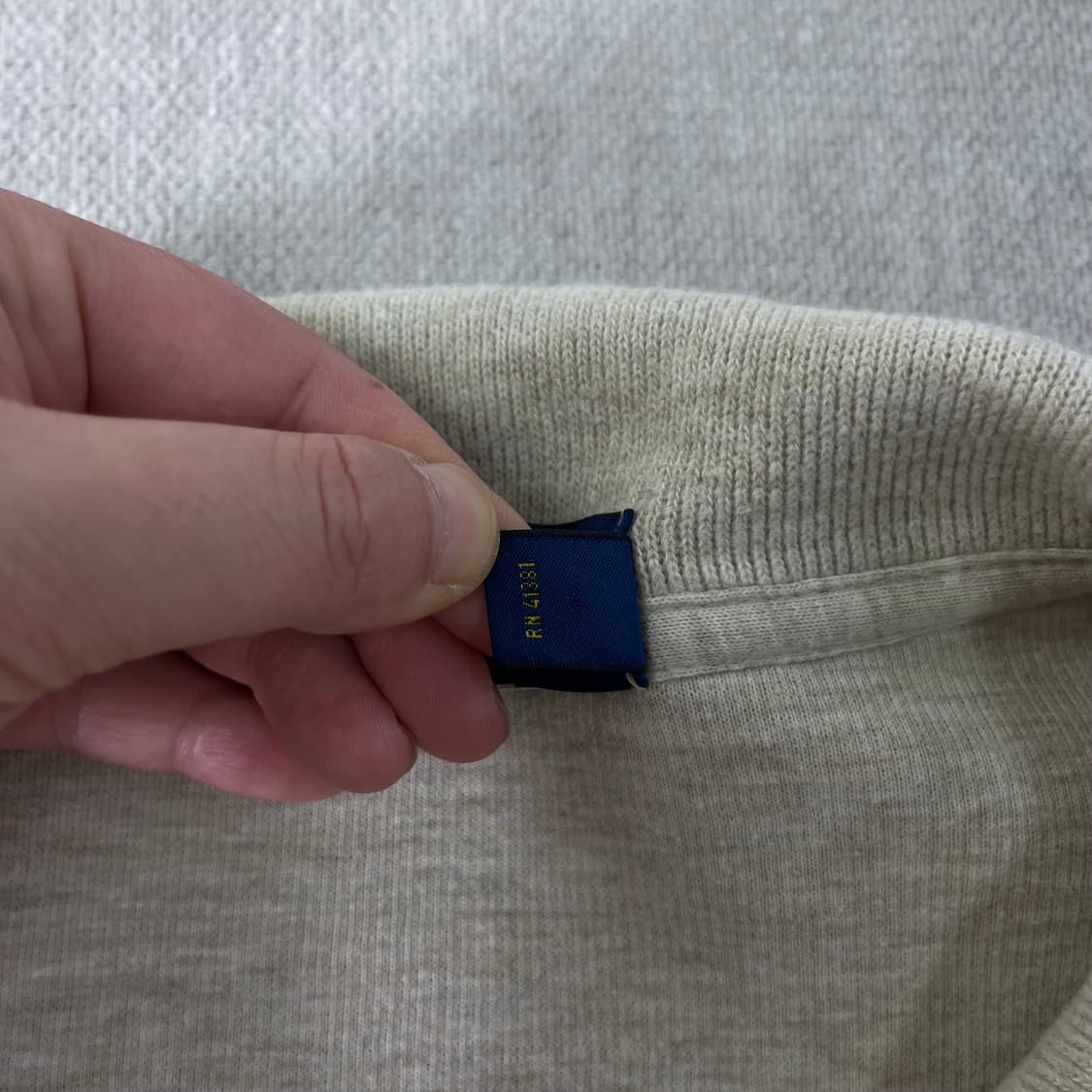 100 폴로랄프로렌 반집업 코튼 니트 상품이미지5