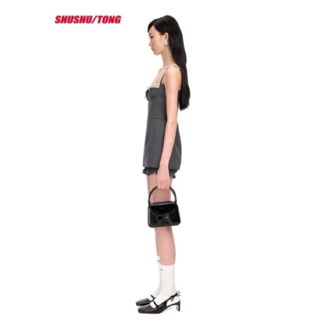 SHUSHU/TONG 슈슈통 그레이 레이어드 미니 드레스 상품이미지5