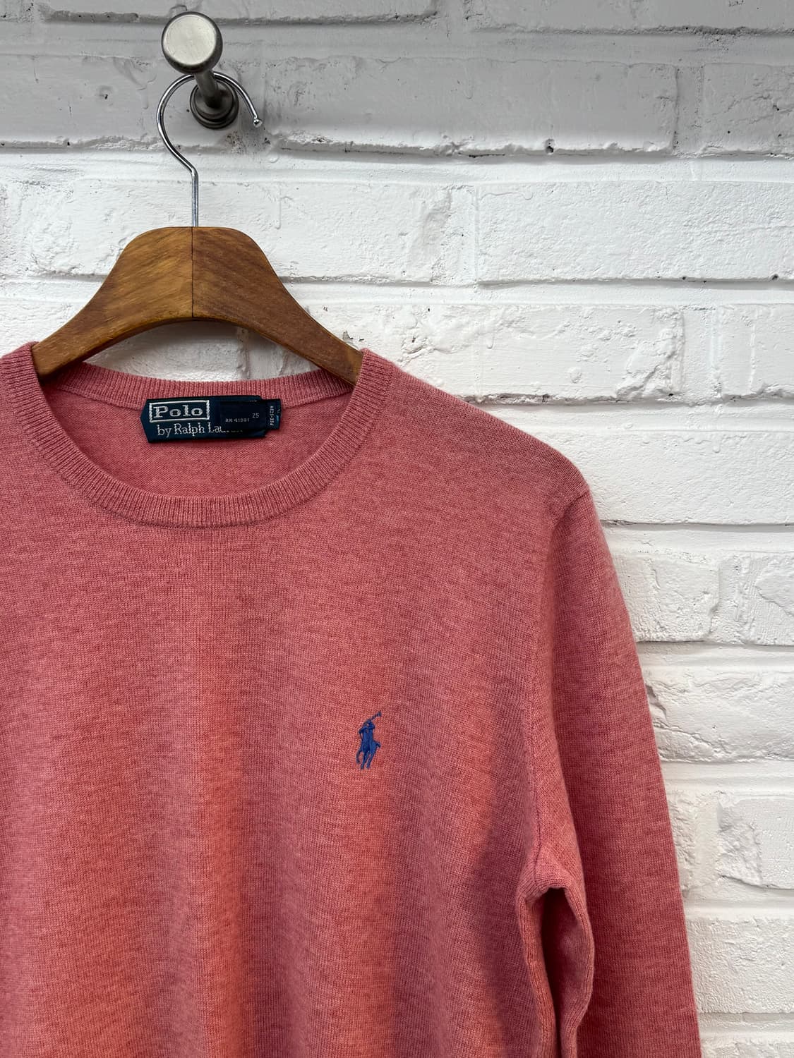 폴로 핑크 니트 상품이미지4