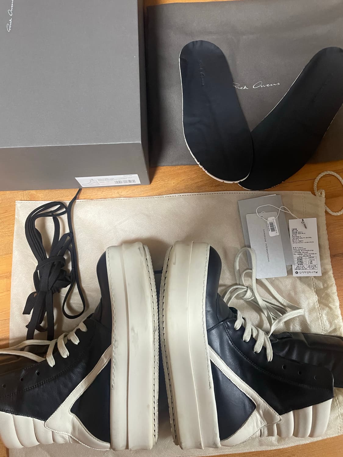 릭오웬스 메가범퍼 지오파스켓39사이즈 상품이미지1