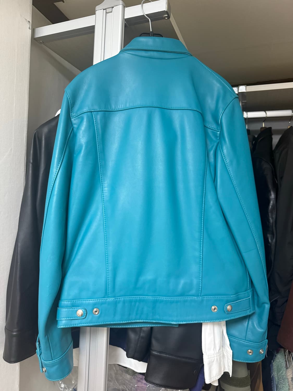 루이스레더 988 소가죽, 터콰이즈 레귤러 38사이즈 상품이미지2